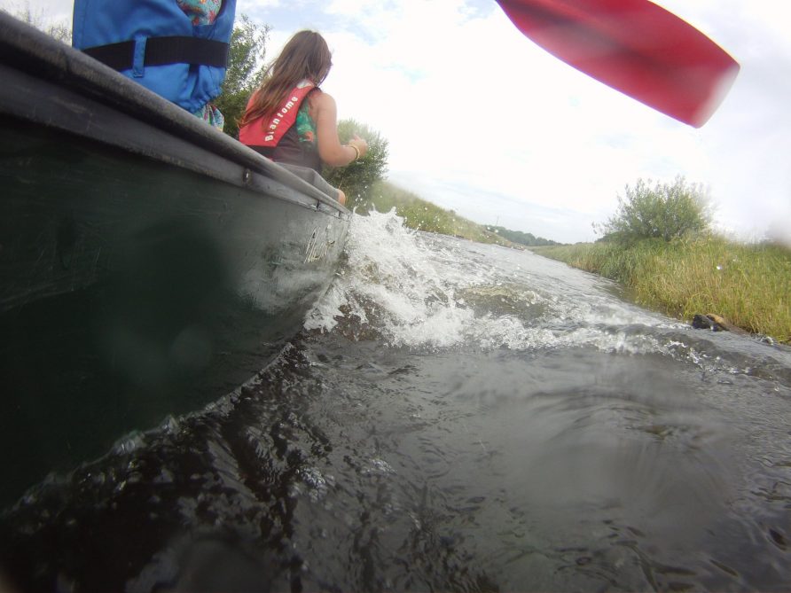 Canoeing at the Vechte