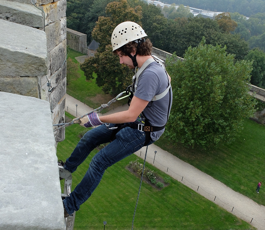 Abseiling Castle